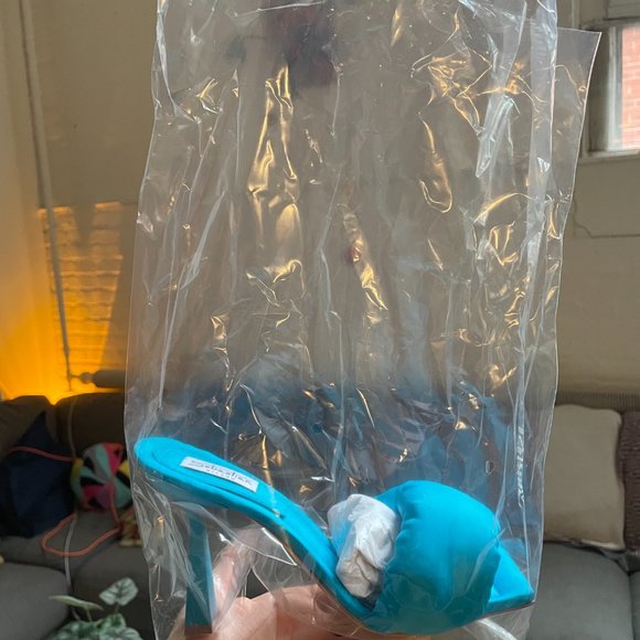 NIB Sebastian Milano Puff Blast Mules in Blue 39EU - Picture 6 of 7